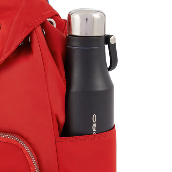 Ryan - Sac à dos pour femme en tissu recyclé avec compartiment pour iPad® en rouge