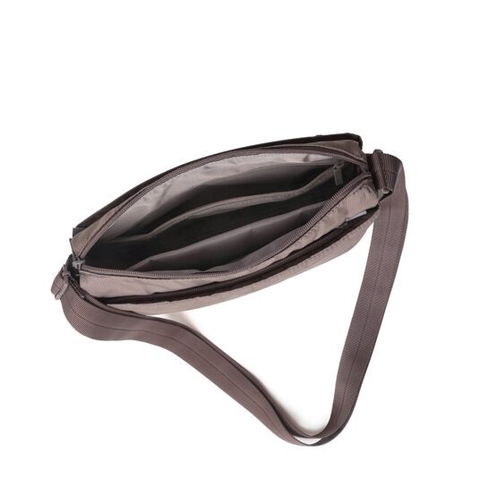 Eye Medium Shoulder Bag Rfid in Sepia
