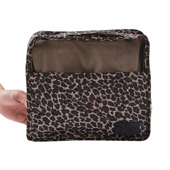 Lucy Travel Packing Cube Set Gold Leopard