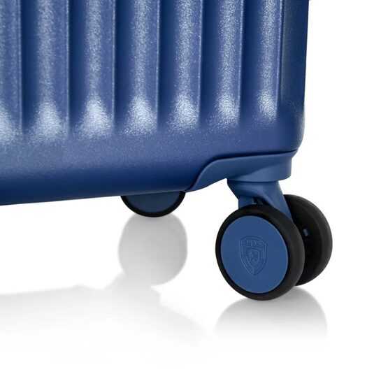 Luxe - Malle Trolley L en bleu marine