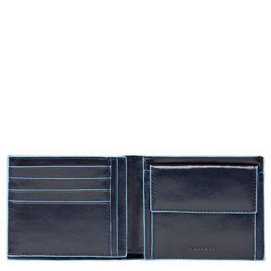Porte-monnaie pour homme avec compartiment pour la monnaie en bleu
