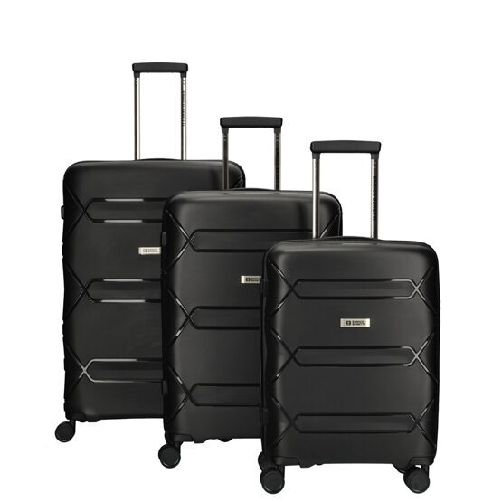 Kingston set de 3 valises, noir