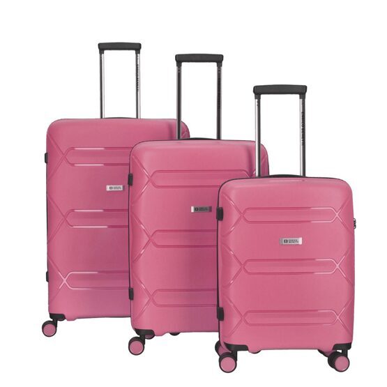 Kingston set de 3 valises, rose