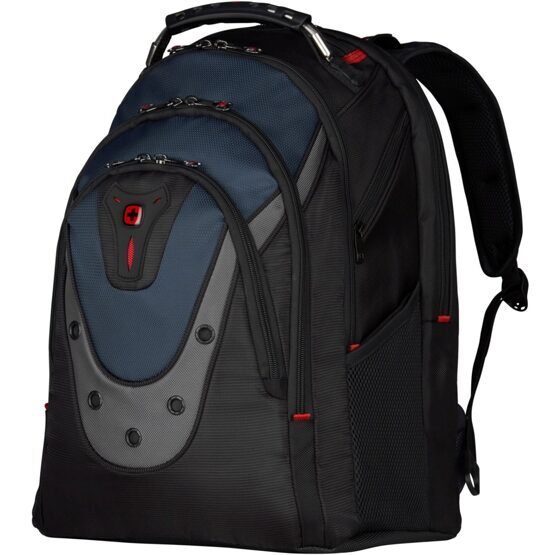 Ibex - Sac à dos pour ordinateur portable 17,3&quot; en bleu/noir