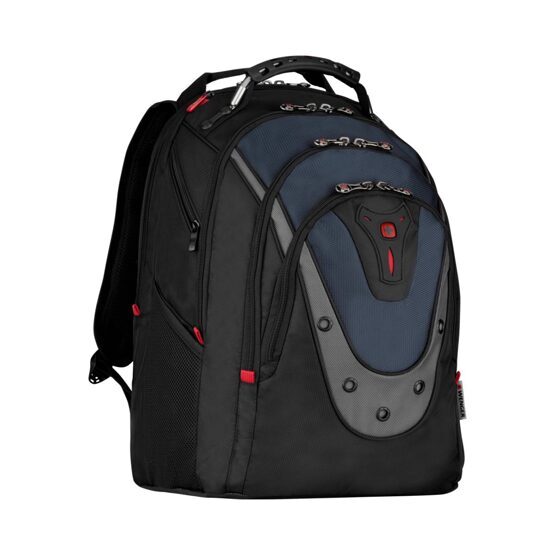 Ibex - Sac à dos pour ordinateur portable 17,3&quot; en bleu/noir