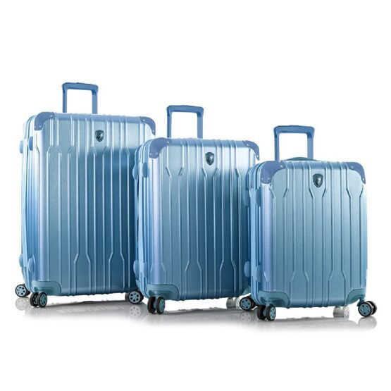 Xtrak - Set de 3 trolleys en bleu clair
