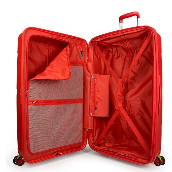 Zip2 Luggage - Valise rigide L en rouge