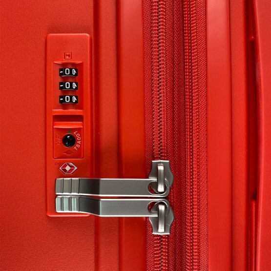 Zip2 Luggage - Valise rigide M en rouge