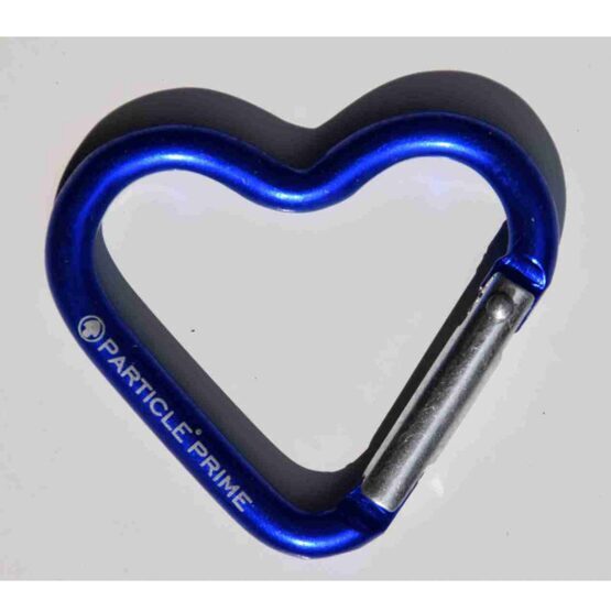 Heart Mousqueton pack de 2 bleu