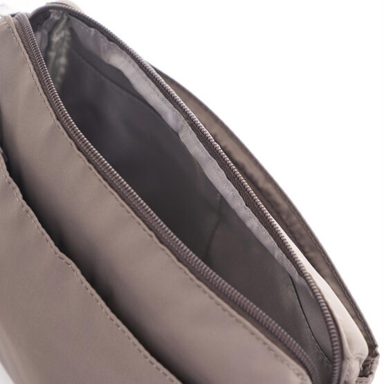 Eye Shoulder Bag RFID en Sepia Brown