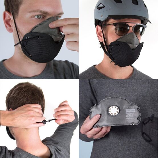 Masque de protection MKBA Total Noir