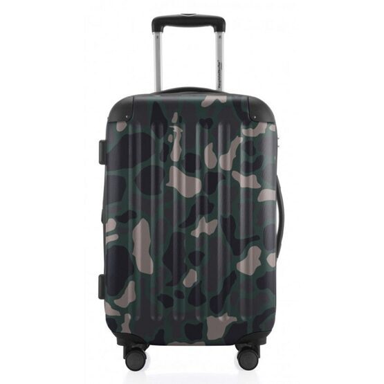 Spree - Bagage à main rigide mat avec TSA en camouflage