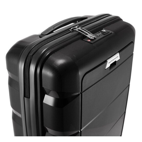 Britz - Bagage à main avec TSA et compartiment pour ordinateur portable en noir