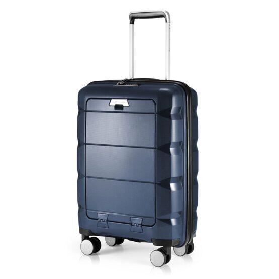 Britz - Bagage à main avec TSA et compartiment pour ordinateur portable en bleu foncé