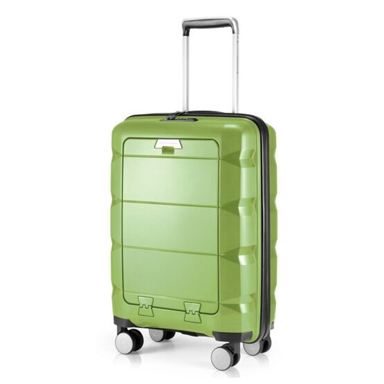 Britz - Bagage à main avec TSA et compartiment pour ordinateur portable en vert clair