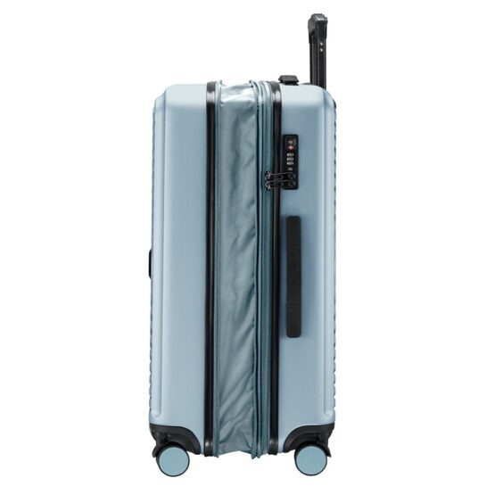 Mitte - Grande valise coque dure en bleu piscine