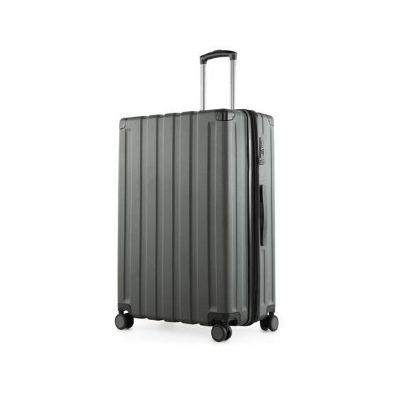 Q-Damm - Grande valise rigide en graphite