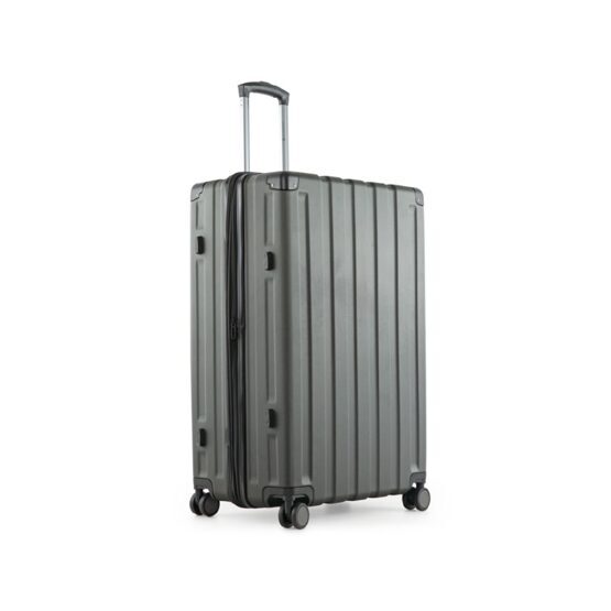 Q-Damm - Grande valise rigide en graphite