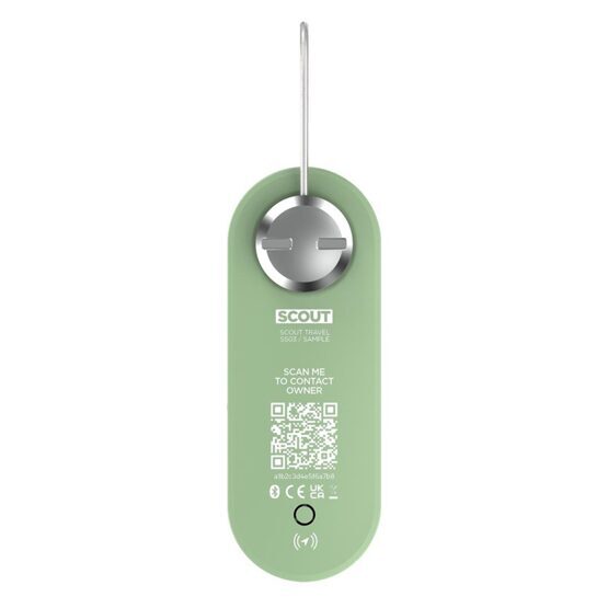 Scout Travel - Etiquette de bagage, détecteur et alarme, vert