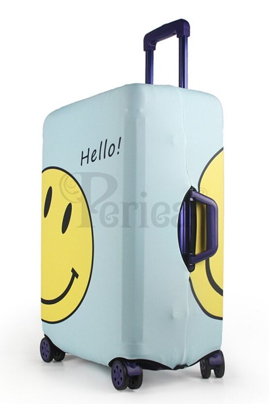 Housse de valise Smiley Face Medium (55-60 cm)