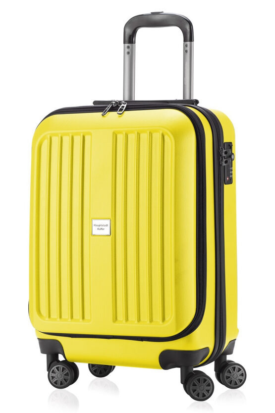 X-Berg, bagage à main rigide avec TSA en jaune mat