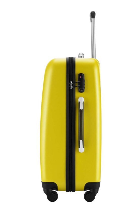 Wedding, bagage à main rigide avec TSA surface mate, jaune