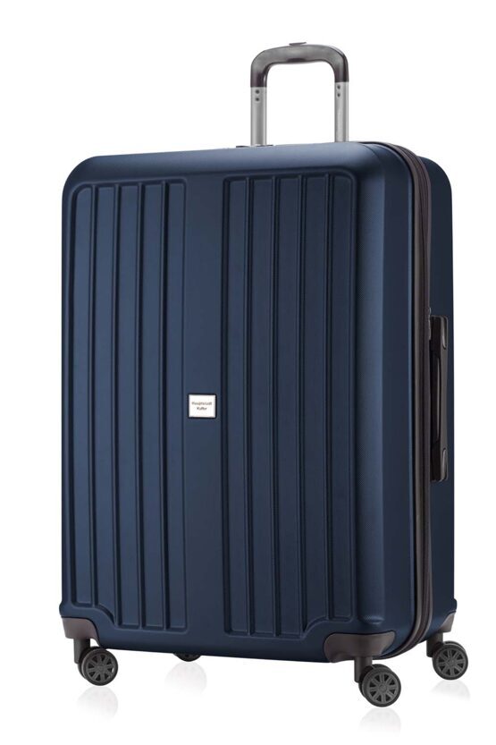 X-Berg, Valise rigide avec TSA surface mate, bleu foncé