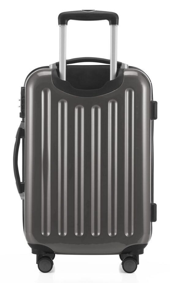 Alex, bagage à main rigide avec TSA surface brillante, titan