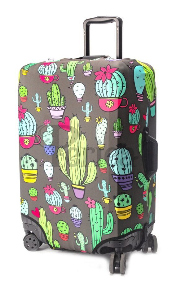 Housse de valise Cactus moyen (55-60 cm)