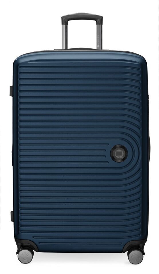 Mitte - Grande valise à coque dure en bleu foncé